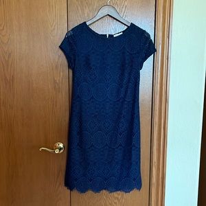 Navy Lace Dress